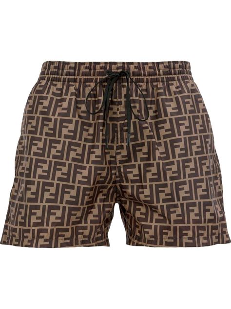 fendi ff motif swim shorts|fendi swim shorts for men.